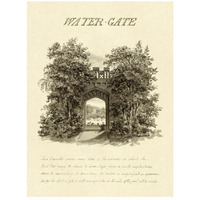 Water-Gate, 1813-Paper Art-20"x26"