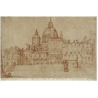 View of Saint Peter's, 1603-Paper Art-50"x34"