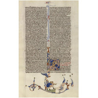 Page from the Abbey Bible-Paper Art-24"x38"