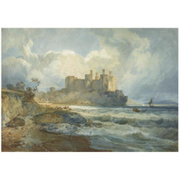 Conway Castle, North Wales-Paper Art-46"x33"