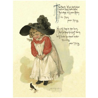 Nursery Rhymes: North Wind Doth Blow-Paper Art-26"x34"