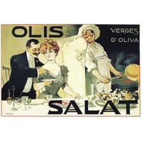 Cooks: Olis Salat - Verges d'Oliva-Paper Art-62"x42"