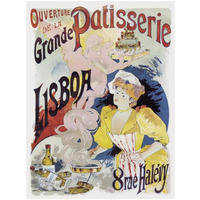 Cooks: Grande Patisserie Lisboa-Paper Art-14"x18"