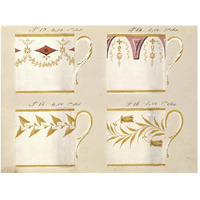 Quatre tasses du 1er choix, ca. 1800-1820-Paper Art-50"x38"