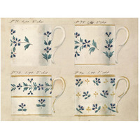 Quatre tasses du 1er choix, ca. 1800-1820-Paper Art-50"x38"