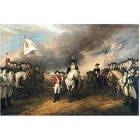 Surrender of Lord Cornwallis-Paper Art-62"x42"