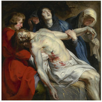 The Entombment-Paper Art-26"x26"