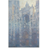 The Portal of Rouen Cathedral in Morning Light-Paper Art-34"x50"