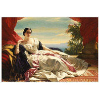 Portrait of Leonilla, Princess of Sayn-Wittgenstein-Sayn-Paper Art-32"x22"