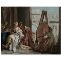 Alexander the Great and Campaspe in the Studio of Apelles-Paper Art-22"x18"