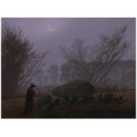 A Walk at Dusk-Paper Art-42"x32"