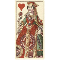 Queen of Hearts (Bauern Hochzeit Deck)-Paper Art-32"x62"