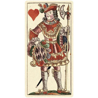 Knave of Hearts (Bauern Hochzeit Deck)-Paper Art-38"x74"