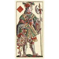 Knave of Diamonds (Bauern Hochzeit Deck)-Paper Art-38"x74"