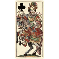 Knight of Clubs (Bauern Hochzeit Deck)-Paper Art-38"x74"