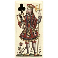 Knave of Clubs (Bauern Hochzeit Deck)-Paper Art-20"x38"