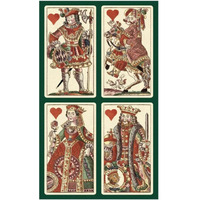Hearts (Bauern Hochzeit Deck)-Paper Art-24"x38"