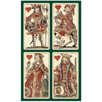 Hearts (Bauern Hochzeit Deck)-Paper Art-28"x46"