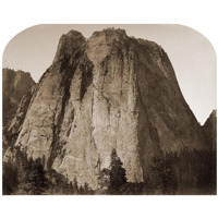 Cathedral Rock - Yosemite, California, 1861-Paper Art-22"x18"