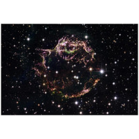 Supernova Remnant Cassiopeia A - March 2004-Paper Art-32"x22"