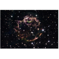 Supernova Remnant Cassiopeia A - March 2004-Paper Art-50"x34"