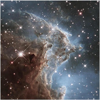 Infrared View of NGC 2174-Paper Art-38"x38"