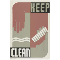 Keep clean-Paper Art-22"x32"