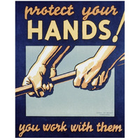 Protect your hands-Paper Art-22"x26"