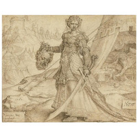Judith-Paper Art-22"x18"