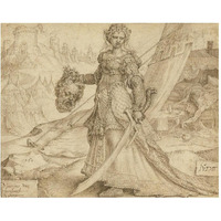 Judith-Paper Art-30"x24"