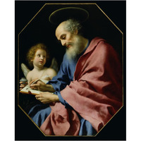 St. Matthew Writing His Gospel-Paper Art-24"x30"