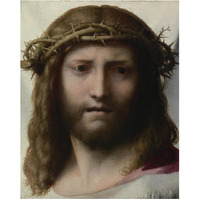 Head of Christ-Paper Art-24"x30"