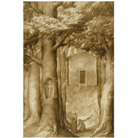 La Verna: The Chapel of the Blessed Giovanni della Verna-Paper Art-14"x20"