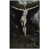 Christ on the Cross-Paper Art-21"x32"