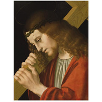 Christ Carrying the Cross-Paper Art-20"x26"