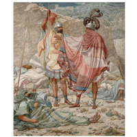 Mercy: David Spareth Saul's Life-Paper Art-27"x32"