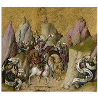 The Meeting of the Three Kings, with David and Isaiah (recto); The Assumption of the Virgin (verso)-Paper Art-32"x28"