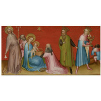 The Adoration of the Magi with Saint Anthony Abbot-Paper Art-74"x38"