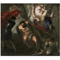 The Death of Samson-Paper Art-38"x34"