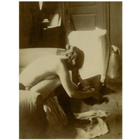 Seated Nude-Paper Art-26"x34"