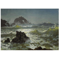 Seal Rock, California-Paper Art-18"x14"