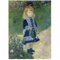 A Girl with a Watering Can, 1876-Paper Art-20"x26"