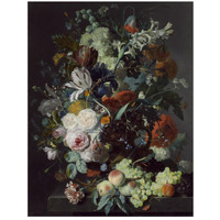 Still Life with Flowers and Fruit, c. 1715-Paper Art-20"x26"