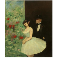 Behind the Scenes, c. 1880-Paper Art-39"x46"