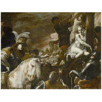 Clorinda Rescuing Sofronia and Olindo-Paper Art-42"x32"