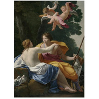 Venus and Adonis-Paper Art-20"x26"