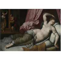 Paris Being Admitted to the Bedchamber of Helen-Paper Art-62"x42"