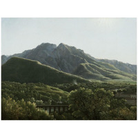 View of the Bridge and Part of the Town of Cava, Kingdom of Naples-Paper Art-42"x32"