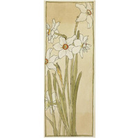Poet's Narcissus-Paper Art-16"x38"