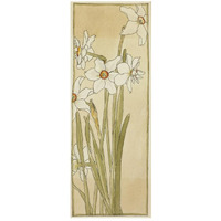 Poet's Narcissus-Paper Art-19"x46"